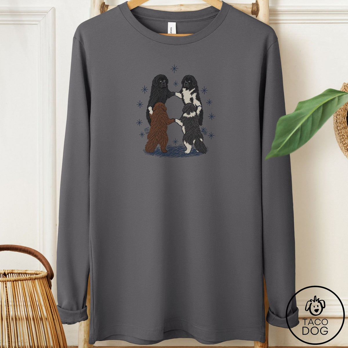 Newfoundland The Ritual Long Sleeve Tee Asphalt Taco-Dog