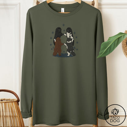 Newfoundland The Ritual Long Sleeve Tee Military Green Taco-Dog