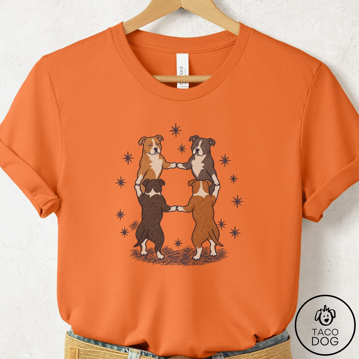 Pitbull The Ritual T-Shirt Burnt Orange Taco-Dog