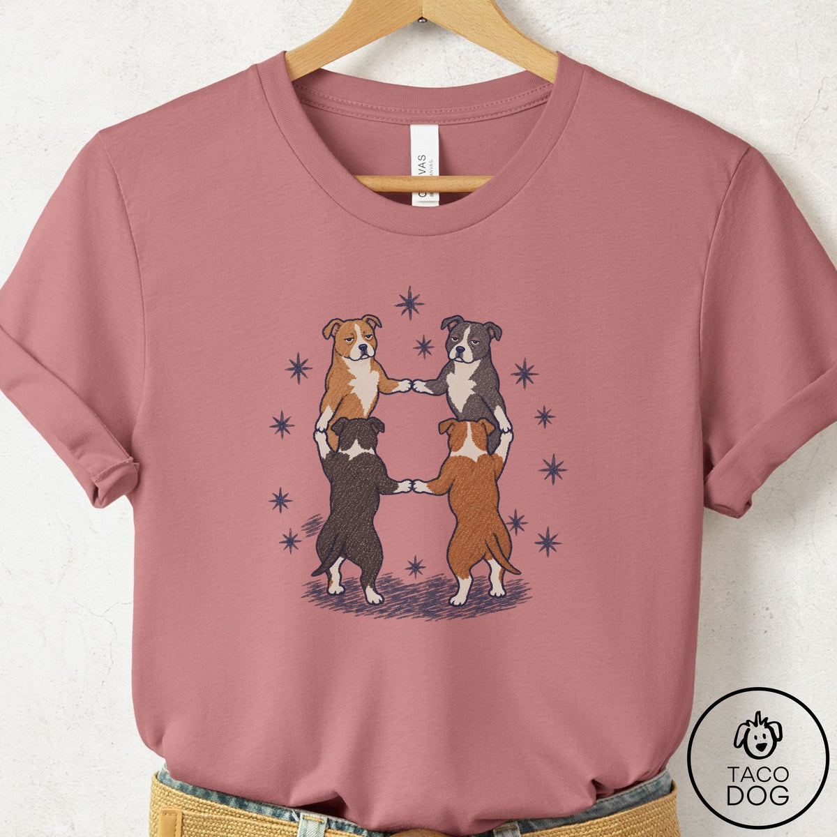 Pitbull The Ritual T-Shirt Mauve Taco-Dog