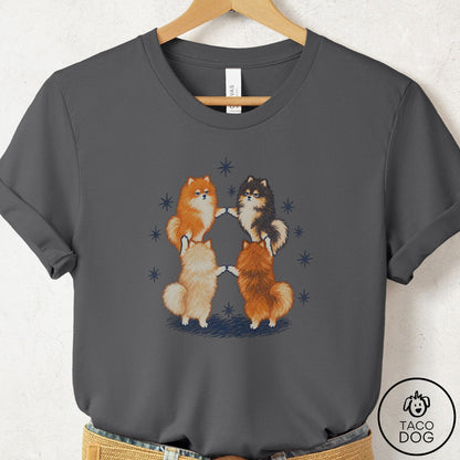 Pomeranian The Ritual T-Shirt Asphalt Taco-Dog