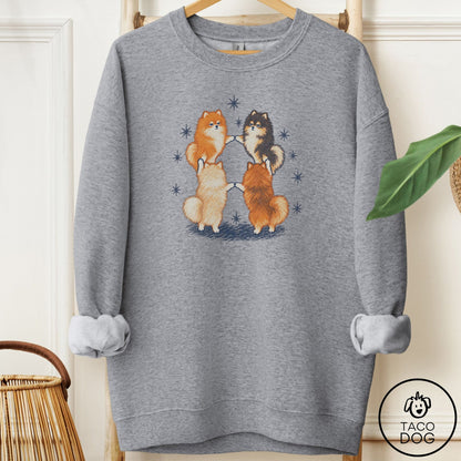 Pomeranian The Ritual Sweatshirt Graphite Heather Taco-Dog