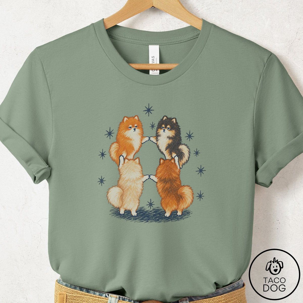 Pomeranian The Ritual T-Shirt Sage Taco-Dog