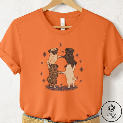 Pug The Ritual T-Shirt Burnt Orange Taco-Dog