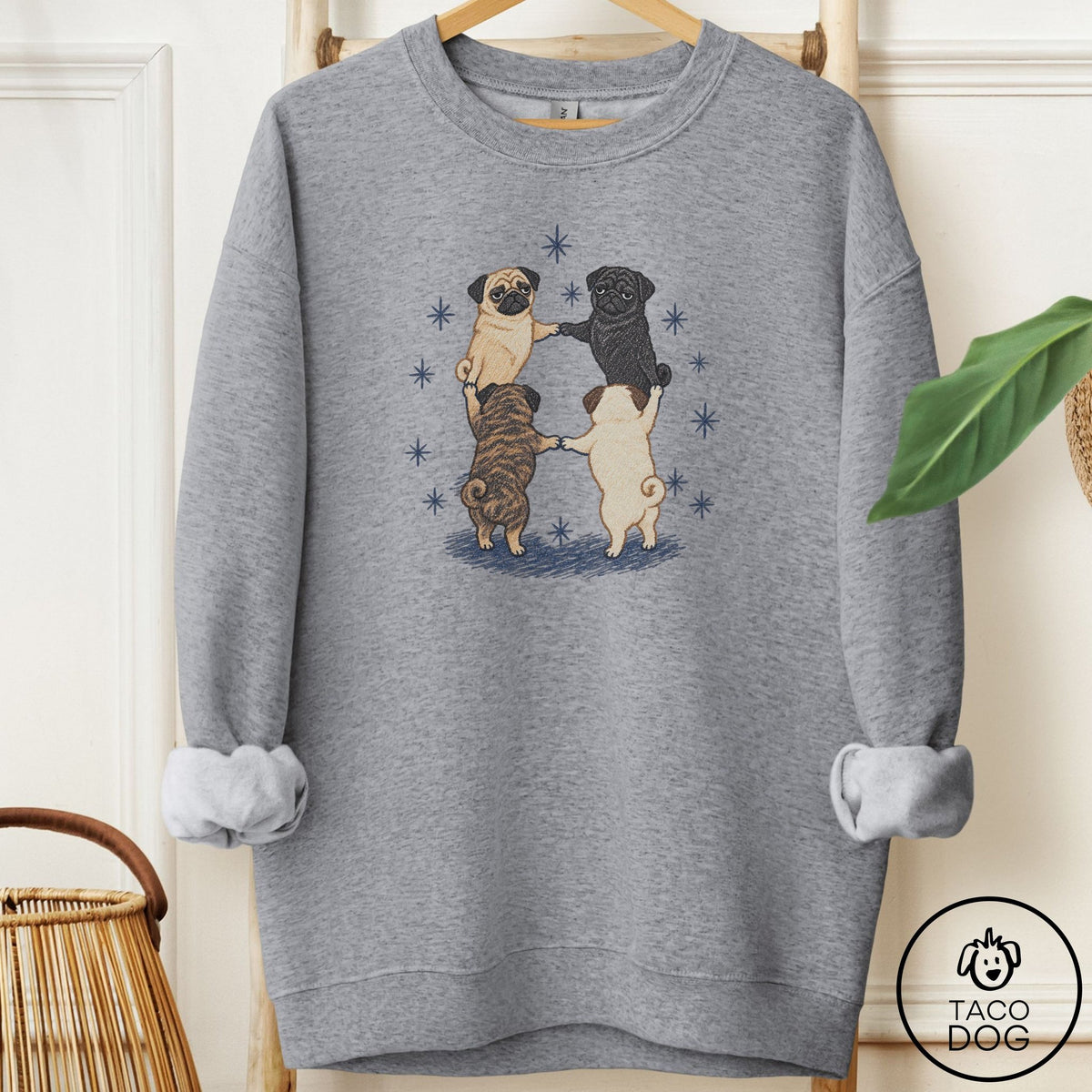 Pug The Ritual Sweatshirt Graphite Heather Taco-Dog