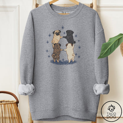 Pug The Ritual Sweatshirt Graphite Heather Taco-Dog