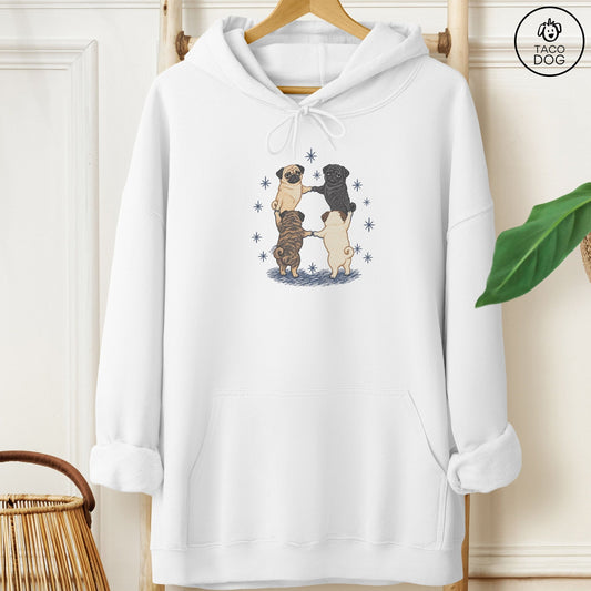 Pug The Ritual Hoodie White Taco-Dog