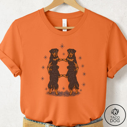 Rottweiler The Ritual T-Shirt Burnt Orange Taco-Dog