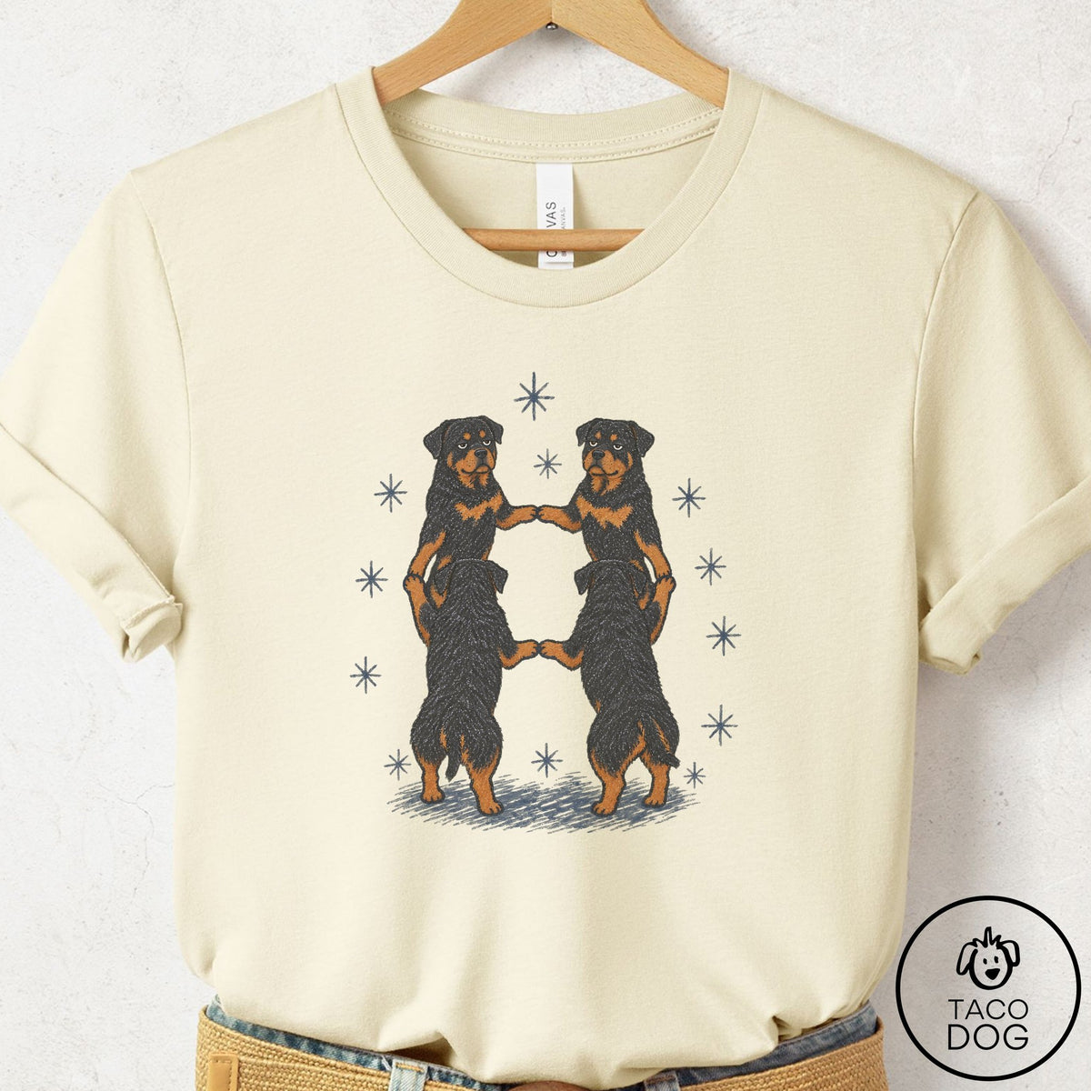 Rottweiler The Ritual T-Shirt Natural Taco-Dog