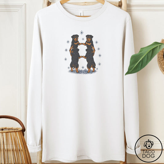 Rottweiler The Ritual Long Sleeve Tee White Taco-Dog