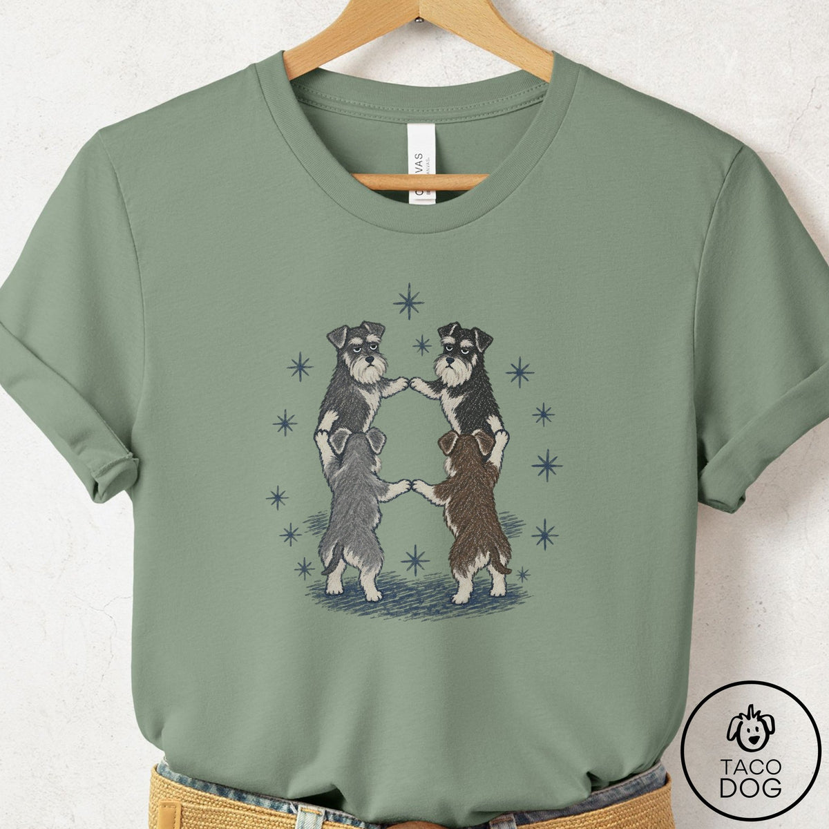 Schnauzer The Ritual T-Shirt Sage Taco-Dog