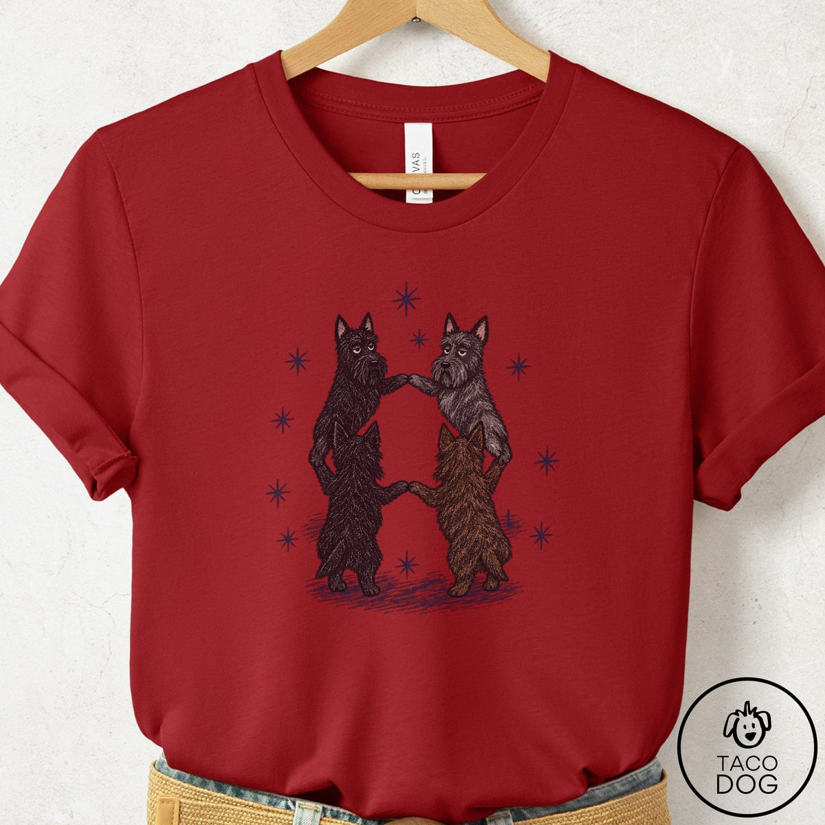 Scottie The Ritual T-Shirt Canvas Red Taco-Dog