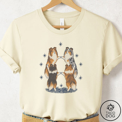 Shetland Sheepdog The Ritual T-Shirt Natural Taco-Dog