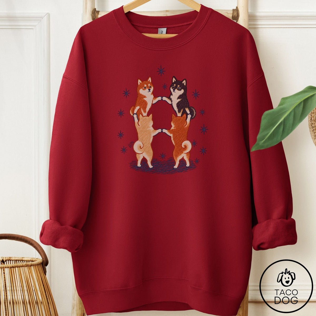 Shiba Inu The Ritual Sweatshirt Garnet Taco-Dog
