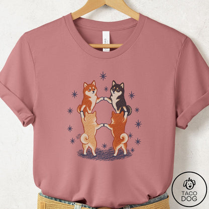Shiba Inu The Ritual T-Shirt Mauve Taco-Dog