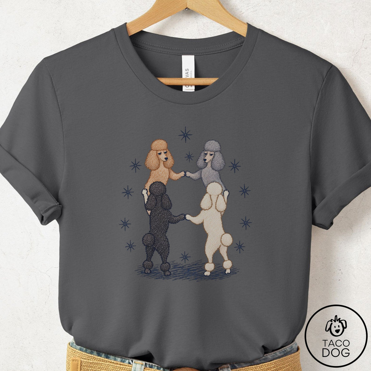 Poodle The Ritual T-Shirt Asphalt Taco-Dog