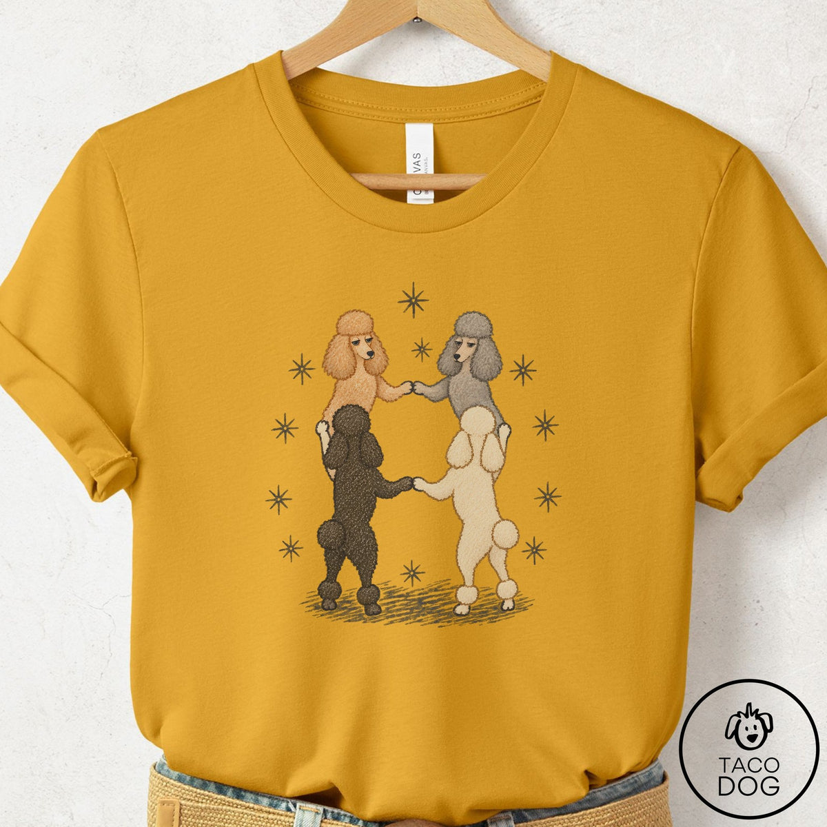 Poodle The Ritual T-Shirt Mustard Taco-Dog