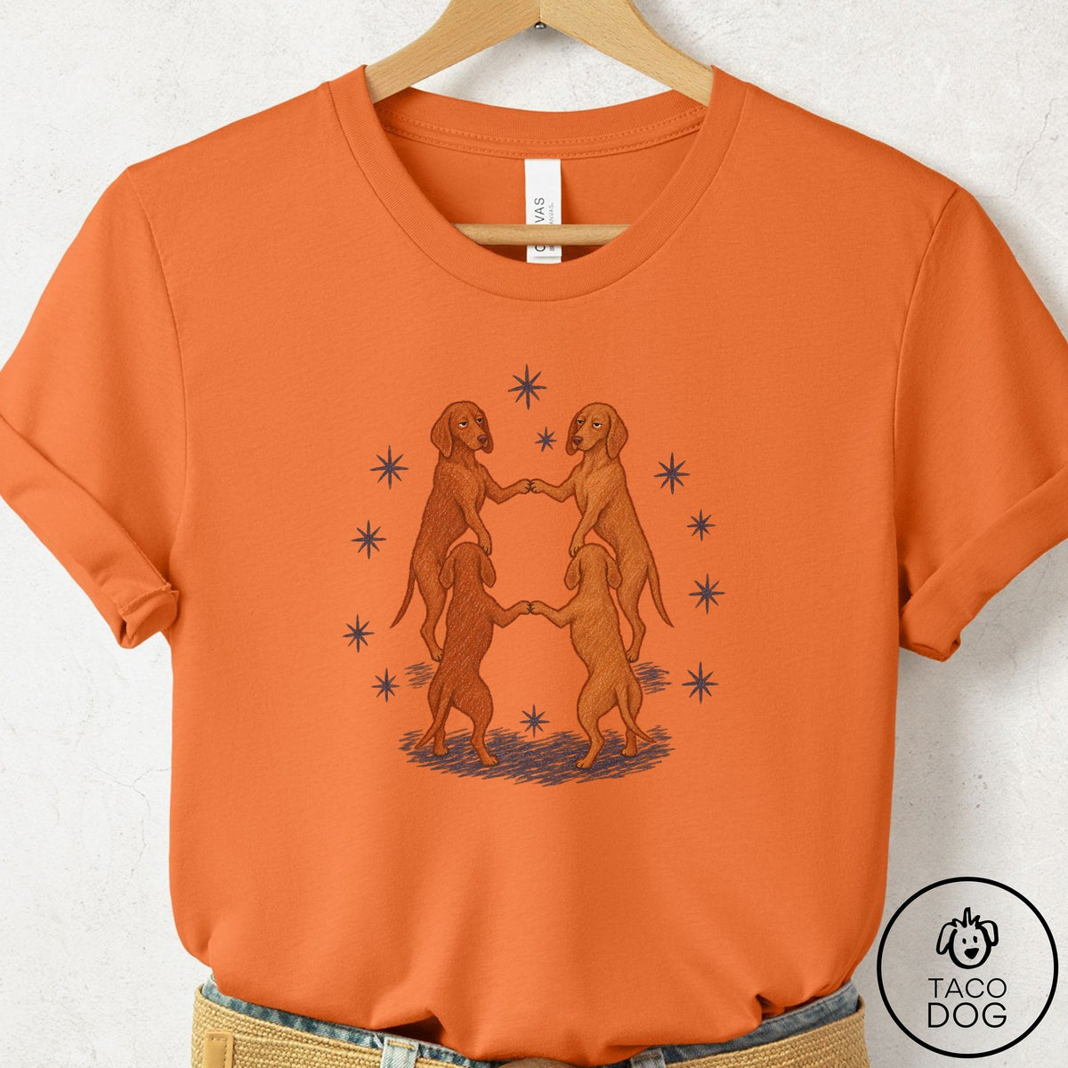 Vizsla The Ritual T-Shirt Burnt Orange Taco-Dog