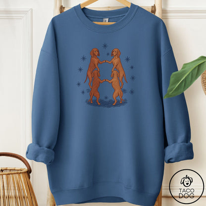 Vizsla The Ritual Sweatshirt Indigo Blue Taco-Dog