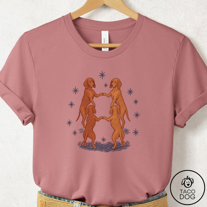 Vizsla The Ritual T-Shirt Mauve Taco-Dog