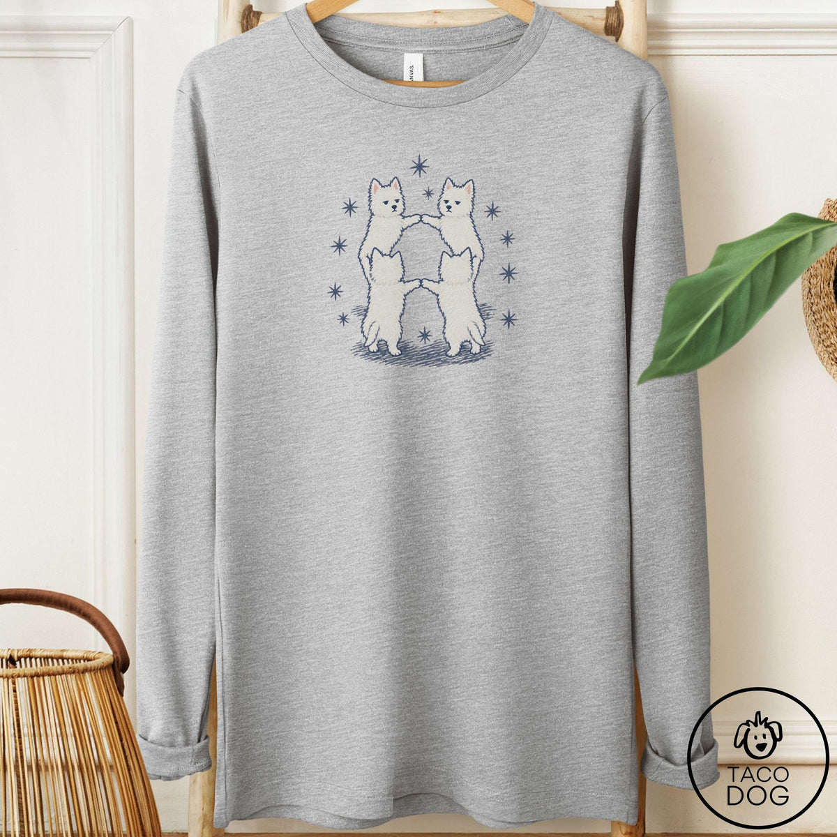 Westie The Ritual Long Sleeve Tee Athletic Heather Taco-Dog