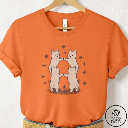 Westie The Ritual T-Shirt Burnt Orange Taco-Dog