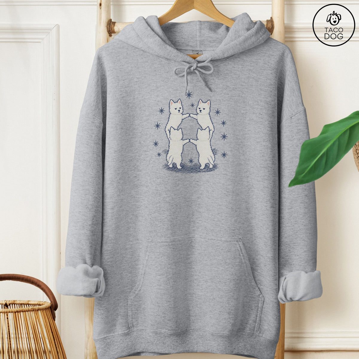 Westie The Ritual Hoodie Graphite Heather Taco-Dog