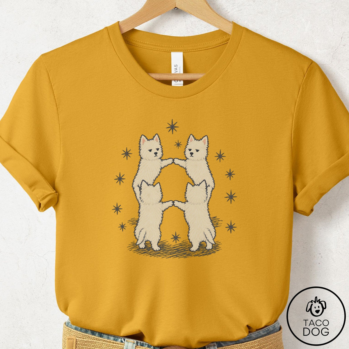 Westie The Ritual T-Shirt Mustard Taco-Dog