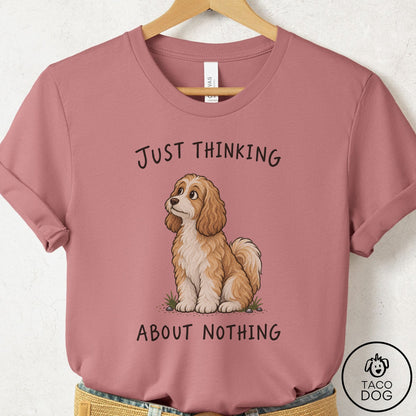 Havanese Thinking About Nothing T-Shirt Mauve Taco-Dog