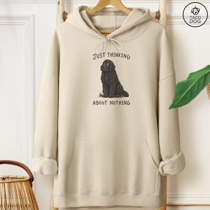 Newfoundland Thinking About Nothing Hoodie Sand Taco-Dog