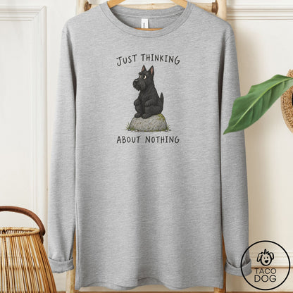 Scottie Thinking Nothing Rock Long Sleeve Tee Athletic Heather Taco-Dog