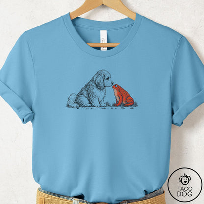 Havanese Toad Watch T-Shirt Ocean Blue Taco-Dog