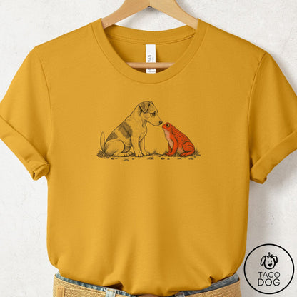 Jack Russell Toad Watch T-Shirt Mustard Taco-Dog