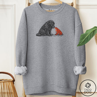 Newfoundland Toad Watch Sweatshirt Graphite Heather Taco-Dog