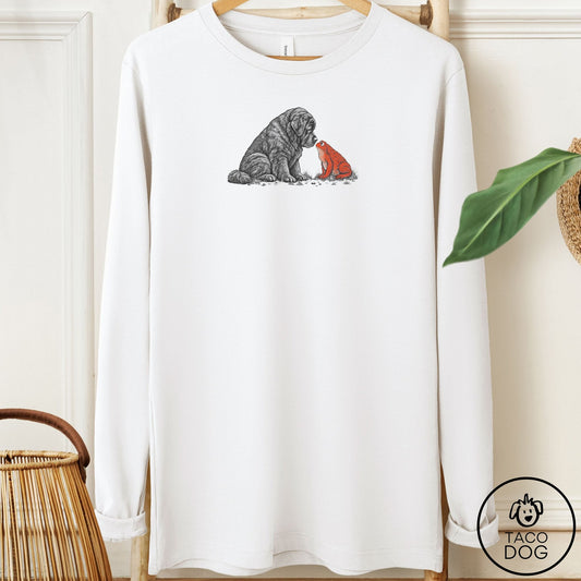 Newfoundland Toad Watch Long Sleeve Tee White Taco-Dog