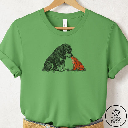 Rottweiler Toad Watch T-Shirt Leaf Taco-Dog