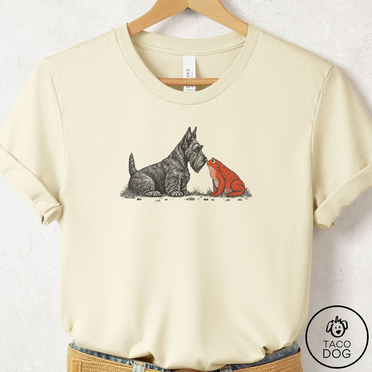 Scottie Toad Watch T-Shirt Natural Taco-Dog