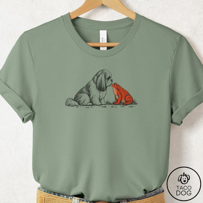 Shih Tzu Toad Watch T-Shirt Sage Taco-Dog
