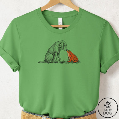 Vizsla Toad Watch T-Shirt Leaf Taco-Dog