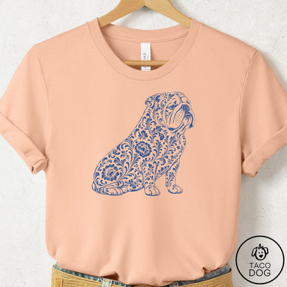 English Bulldog Toile T-Shirt