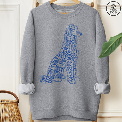 Afghan Hound Toile Sweatshirt