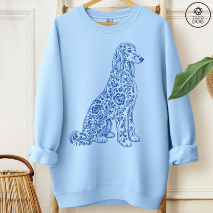 Afghan Hound Toile Sweatshirt