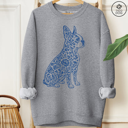 Boston Terrier Toile Sweatshirt
