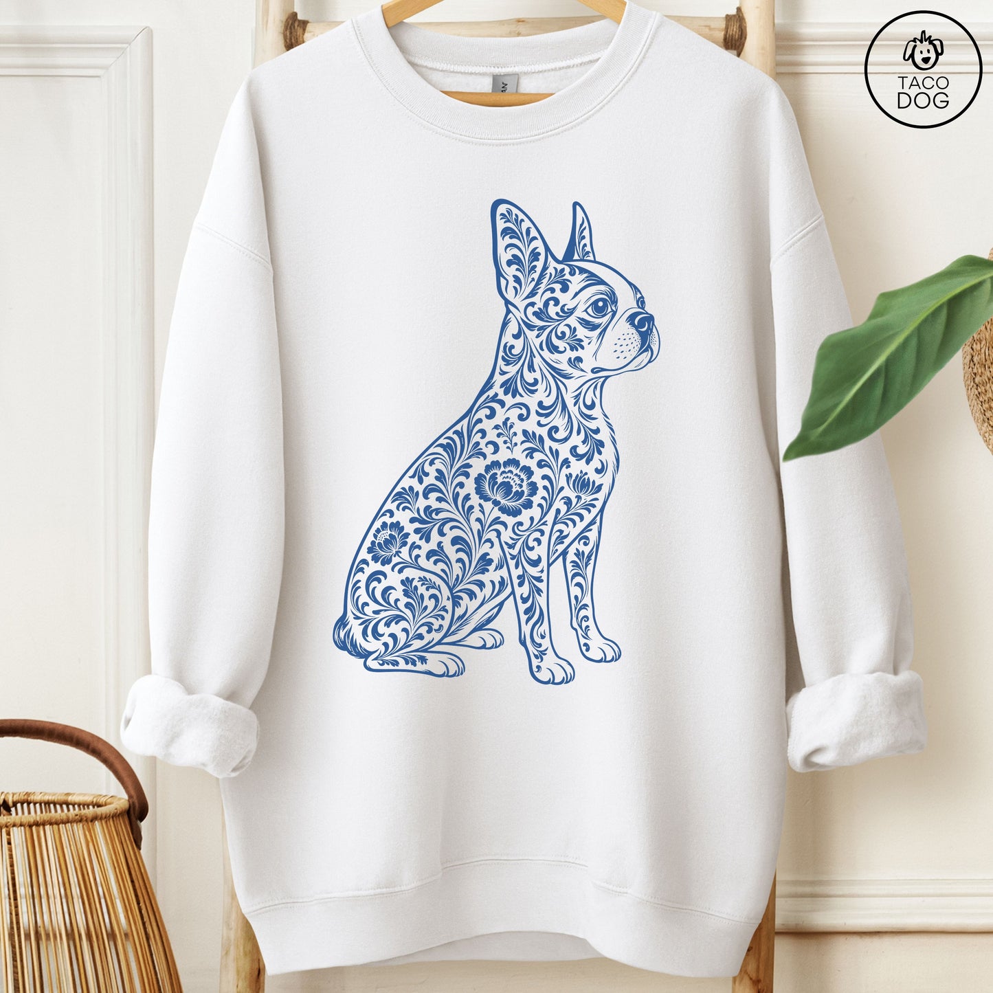 Boston Terrier Toile Sweatshirt