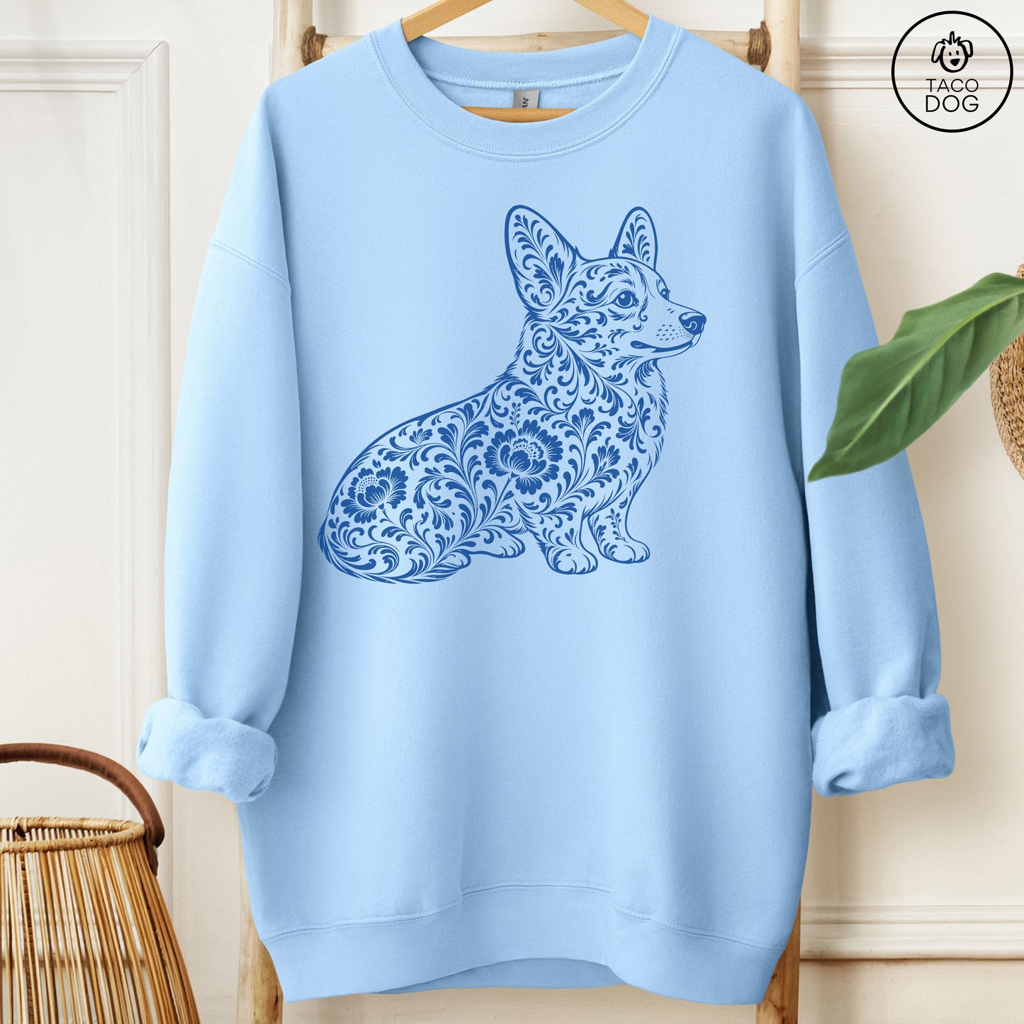 Corgi Toile Sweatshirt