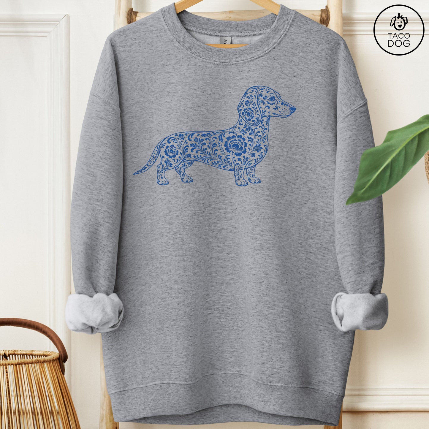 Dachshund Toile Sweatshirt