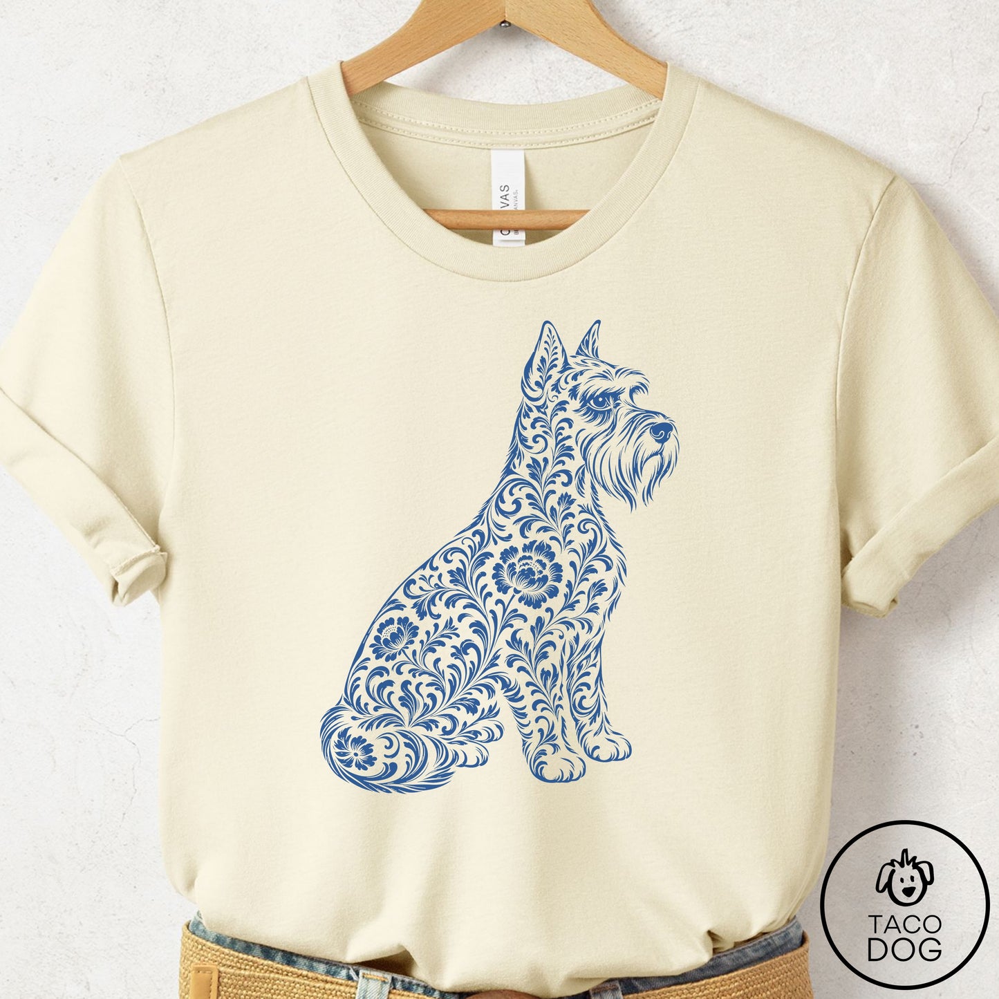 Schnauzer Toile T-Shirt