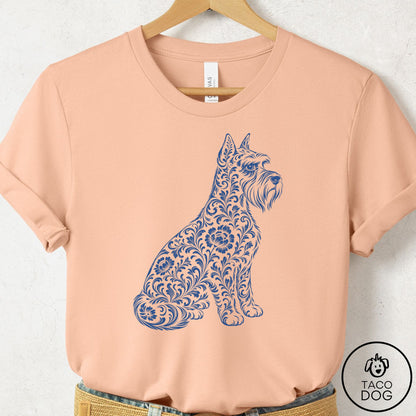 Schnauzer Toile T-Shirt
