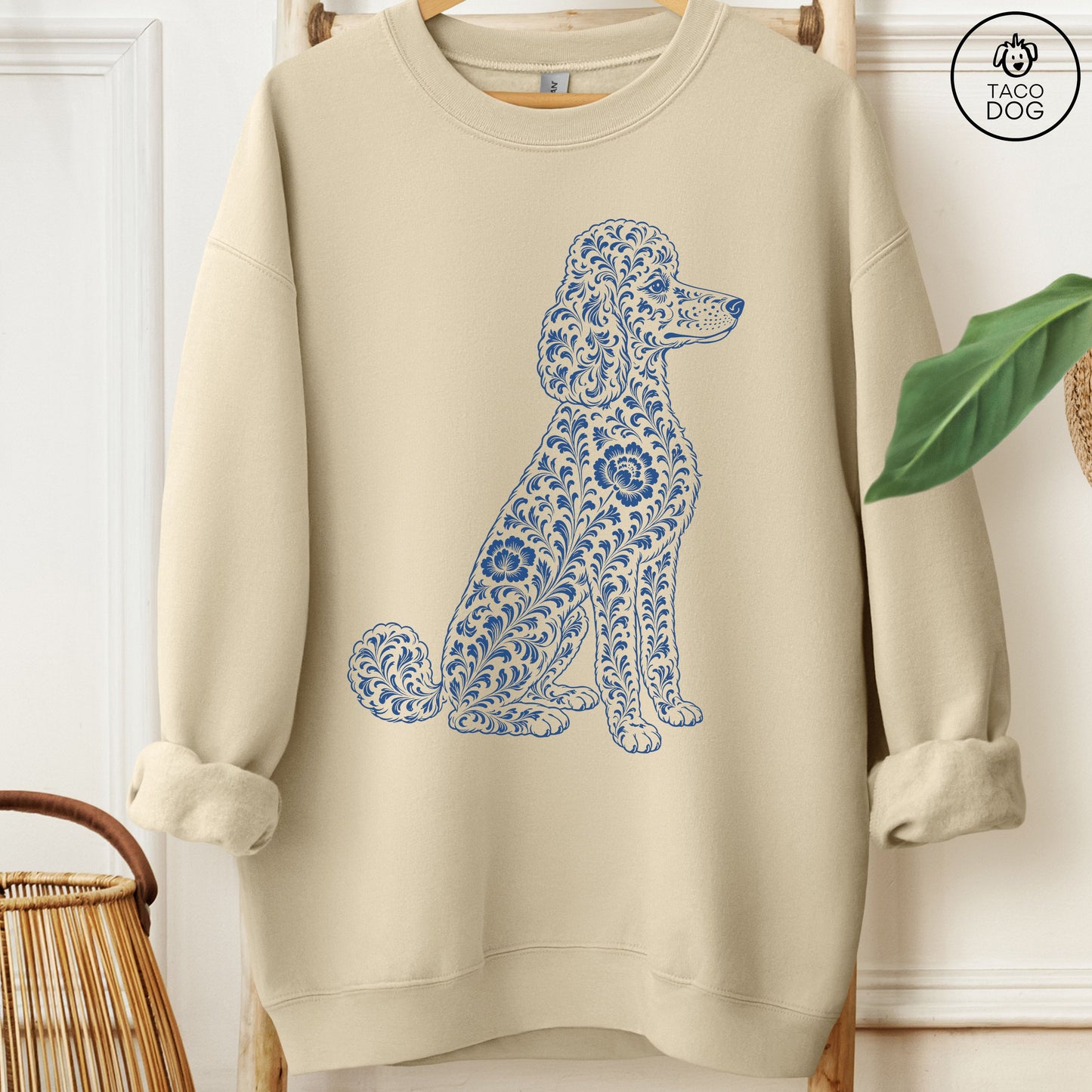 Poodle Toile Sweatshirt