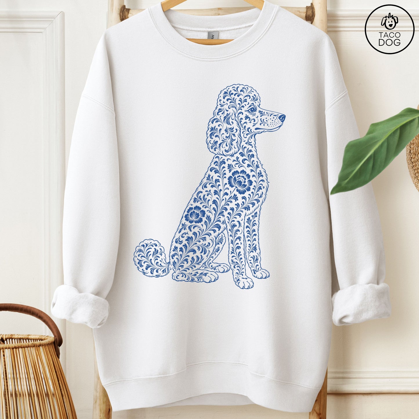 Poodle Toile Sweatshirt